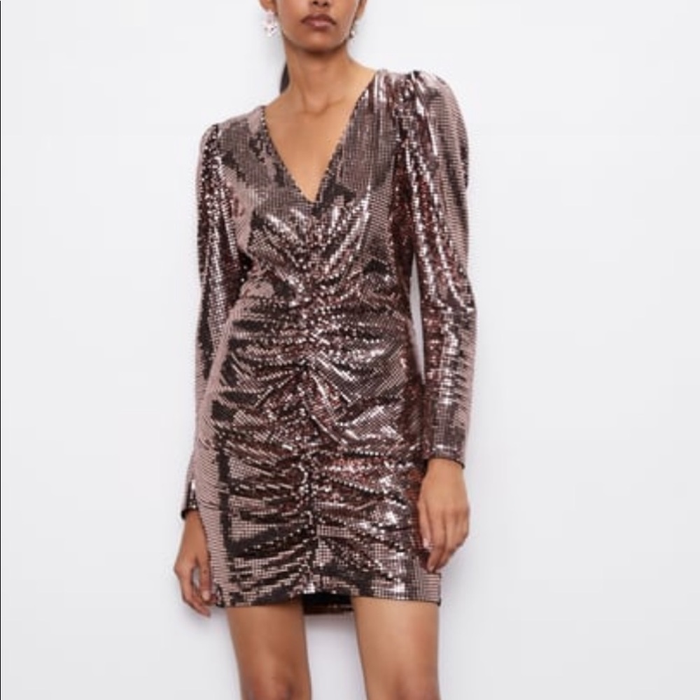 Zara Mini Sequin Dress